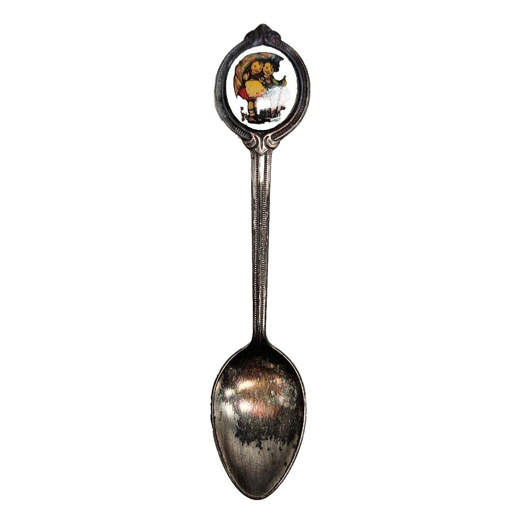 MJ Hummel For Mother‎ 1988  Plated Souvenir Spoon